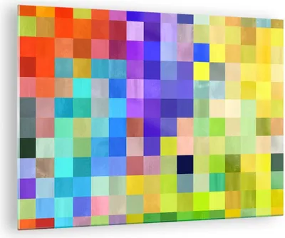 Produktbild von Bilder auf glas - Abstraktion modern - 70x50cm - Glasbilder - Wandbilder - Kunstdruck - zum Aufhängen bereit - Wanddekoration aus Glas - Glas Bilder - Wandbild auf Glas - Einteilig - GAA70x50-4009