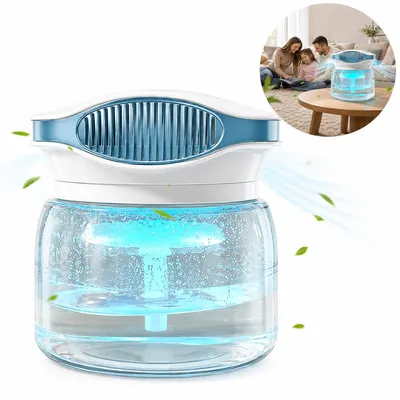 Produktbild von Aroma Diffuser mit Luftbefeuchter, 1100 ml Duftdiffuser mit LED Farbwechsel und Ionisator, für ätherische Öle, Schlafzimmer Büro & Wohnzimmer