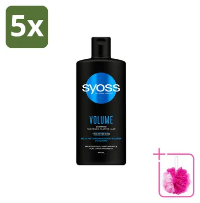 Obrázek produktu pro 5 kusů šamponu Syoss Volume, objem 440 ml, balení