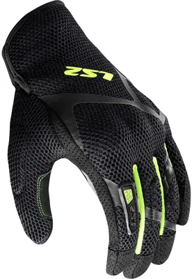 Produktbild von Ls2 Textil Ray Ii Sommerhandschuhe Schwarz S Mann Schwarz S