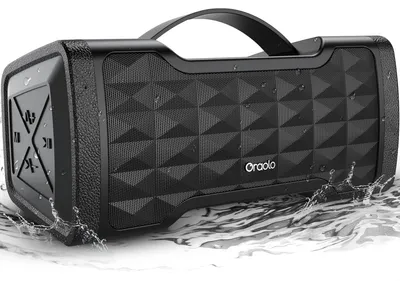 Obrázek produktu pro Přenosný Bluetooth reproduktor, 40 W – Voděodolný – Stereo zvuk – Vhodný pro použití v interiéru i exteriéru