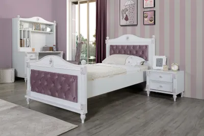 Produktbild von Bett Bettgestell Jugendzimmer Kinderzimmer Modernes Holz Betten