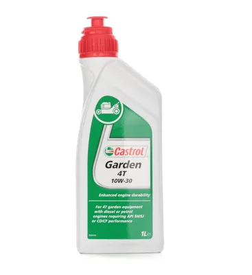 Produktbild von COLZANI Castrol Garden 4T 10W-30, 1 l, 10W-30, Rasenmäher, Benzin, -33 °C, Grün, Weiß