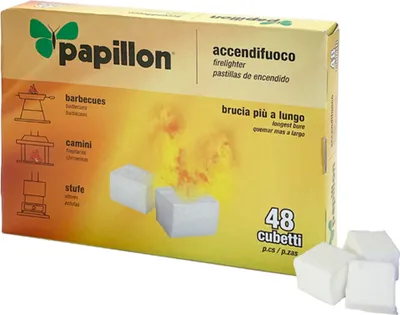 Produktbild von Papillon Feueranzündpillen 48 Stück. Grillbeleuchtung, Kaminbeleuchtung, Lagerfeuerbeleuchtung