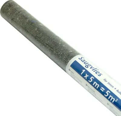Produktbild von Saugvlies 180 g/m² 1 m x 5 m strapazierfähig zum Schutz empfindlicher Böden