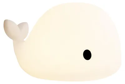 Produktbild von Tischleuchte Weiß 50cm inkl LED Dimmbar IP54 Wiederaufladbar Baby Whale