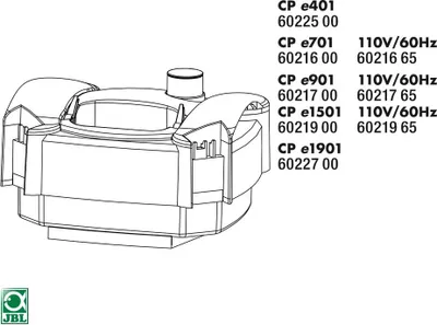 Produktbild von JBL CP e401 Pumpenkopf greenline