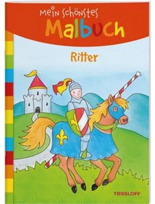 Obrázok produktu pre Mein schönstes Malbuch. Ritter. Malen für Kinder ab 5 Jahren
