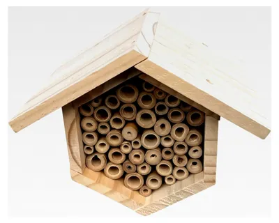 Produktbild von Bienenstock aus Holz, Nisthäuser für Garten, Veranden, Rasen, Außenbereiche, Innenhöfe, Balkone