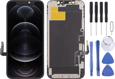 Produktbild von Für Apple iPhone 12 / 12 Pro 6.1 Display Full INCELL LCD ohne Rahmen Einheit Touch Reparatur Schwarz