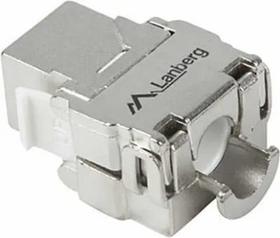 Produktbild von LANBERG Keystone Modul RJ45->LSA CAT.6A FTP 180° werkzeuglos