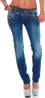 Produktbild von Cipo & Baxx Damen Jeans CBW0282 Blue W30/L34