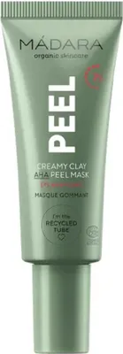 Productafbeelding van PEEL - Crèmige peelingmasker met 7% AHA en klei, verpakt in een tube van 17 ml