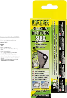 Obrázek produktu pro Petec vysokoteplotní silikonové tesnení, cerná - 70 ml