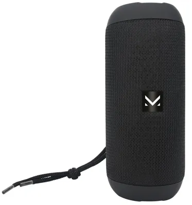 Obrázek produktu pro Majestic GLOW – přenosný Bluetooth reproduktor TWS, 3,6 W, USB, MicroSD, AUX, vestavěný mikrofon, černý