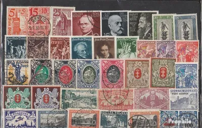 Produktbild von Briefmarken Danzig 350 verschiedene Marken