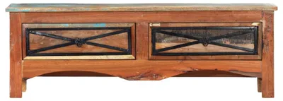 Produktbild von vidaXL TV-Schrank 120x30x40 cm Altholz Massiv