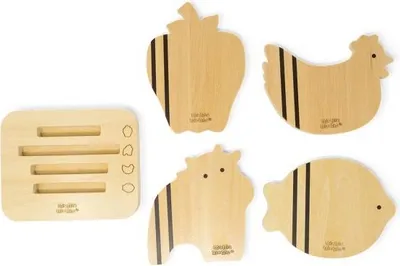 Produktbild von Schneidebretter-Set mit 4 Brettern