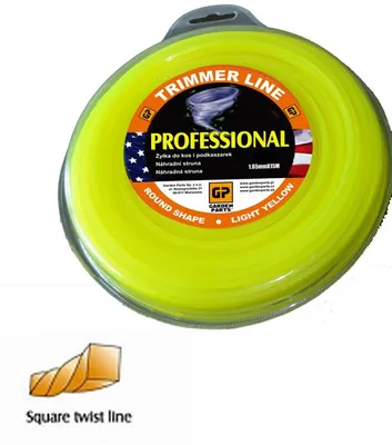 Produktbild von TWIST Schneidlinie für Rasentrimmer, 1,65 mm Durchmesser, 15 Meter Länge