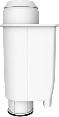 A white water filter cartridge is shown against a white background.