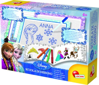 Produktbild von Lisicani 47833 - Frozen Zeichenschule Malset Schreibtafeln zeichnen malen kreativ Zeichenset