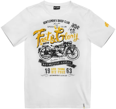 Immagine prodotto di FC-Moto Maglietta Fast and Glory, bianca, S