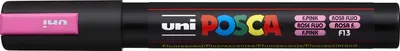 Obrázok produktu pre POSCA PC-5M, Ružová, Viacfarebný, Fluorescent Pink, 1 farba/farieb, Stredná, atrament s vodným základom