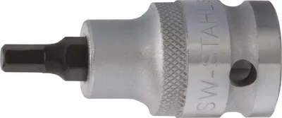 Image de SW-Stahl Embout de tournevis, 1/2", six pans creux, 4 x 53 mm 05101SB