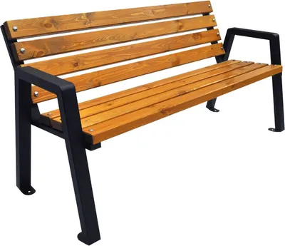 Produktbild von Holzbank Parkbank Gartenbank Sitzbank Gartenmöbel; eiche, 220cm
