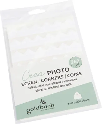 Immagine prodotto di Goldbuch 252 angoli per foto Crea bianchi
