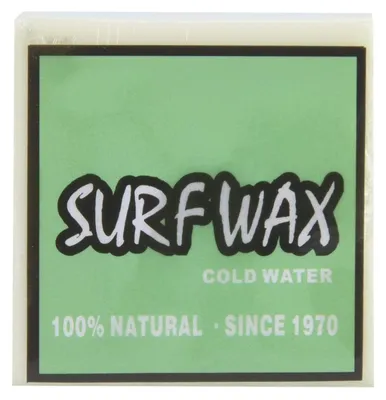 Image de Cire pour planche de surf - Antidérapante - Légère - Verte - Pour surf, skimboard et skateboard