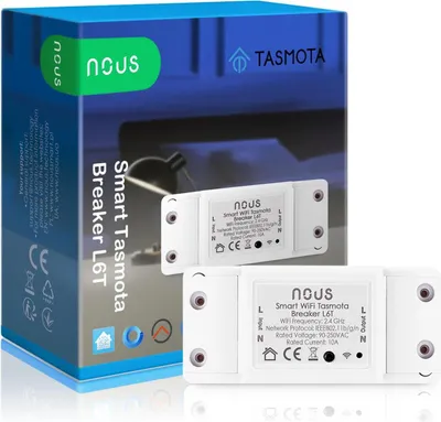 Obrázek produktu pro Chytrý reléový spínací modul Nous L6T s měřičem spotřeby (firmware Tasmota)