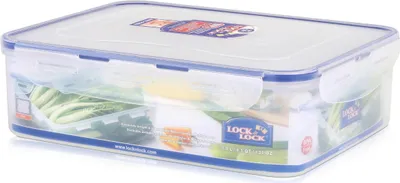Zdjęcie produktu dla Lock & Lock HPL 834, Pudełko, Prostokątny, 3,9 l, Niebieski, Przezroczysty, Polipropylen (PP), 295 mm