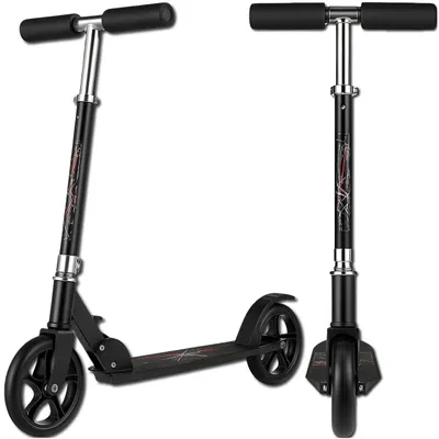 Obrázok produktu pre Skladacia mestská kolobežka s 200 mm kolieskami, nastaviteľná výška, nosnosť 100 kg