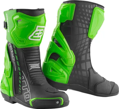 Produktbild von Bogotto Donington Motorrad Stiefel, schwarz/grün, 48