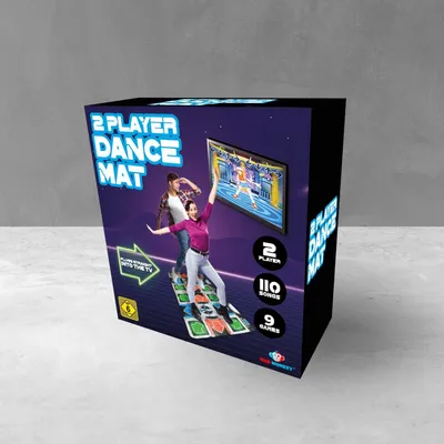 Immagine prodotto di Mad Monkey - Retro Dance Matte für 2 Spieler (110 Songs)