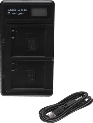 Produktbild von vhbw Dual USB-C Ladegerät kompatibel mit Panasonic Lumix DMC-GF3K, DMC-GF3CR, DMC-GF3CK, DMC-GF3CW, DMC-GF3CT Kamera - Ladeschale + USB-C Kabel