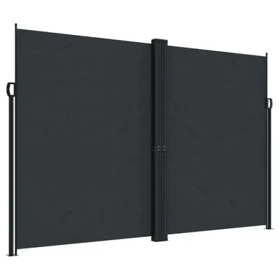 Produktbild von Seitenmarkise Ausziehbar Schwarz 220x600 cm