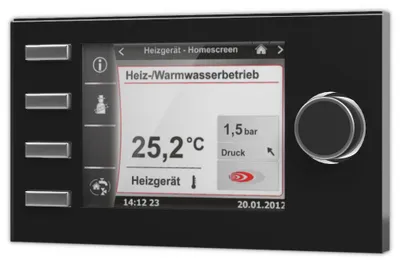 Produktbild von WOLF | Bedienmodul BM-2 mit Außentemperaturfühler | schwarz