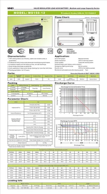 Produktbild von Bleiakku MHPower VRLA AGM 12V/150Ah (MS150-12
