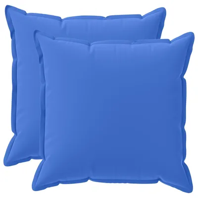 Zdjęcie produktu dla vidaXL, 2 sztuki poszewek na poduszki, kolekcja HOUTEN, kolor królewski niebieski, 65 x 65 cm, poliester