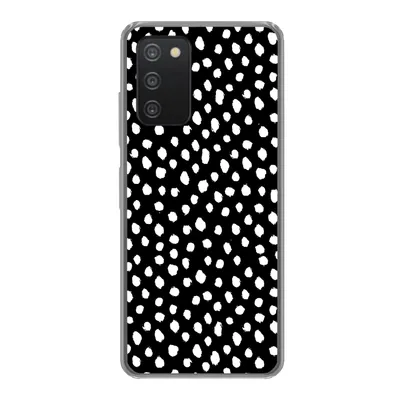 Produktbild von MuchoWow® Handyhülle Schutzhülle Hülle für Samsung Galaxy A53 5G Polka dots - Schwarz - Weiß Silikon Softcase Handy Hülle - Schutzabdeckung