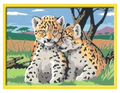 Immagine prodotto di Ravensburger CreArt Kids 18x24cm Piccoli leopardi