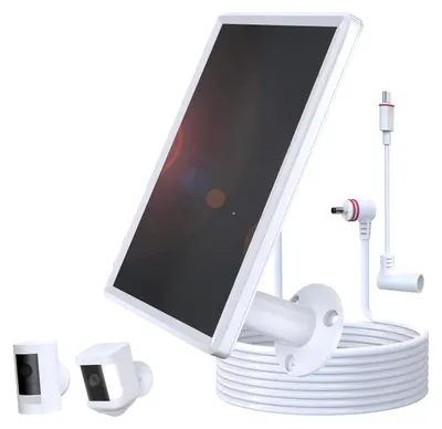 6 W Solarmodul für Kameras, IP66, 5 V, 3 m Kabel, USB-C/DC