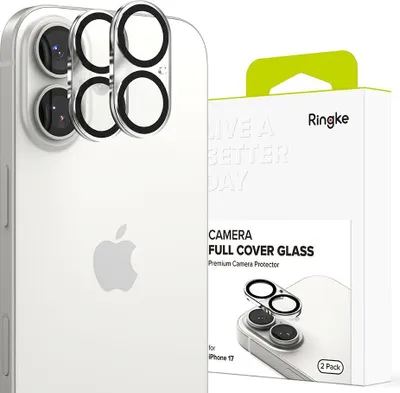 Produktbild von Ringke Camera Full Cover 2er-Pack für Iphone 17 - Schwarz