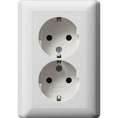 Immagine prodotto di Presa doppia Schuko rws System55 - Presa 078804
