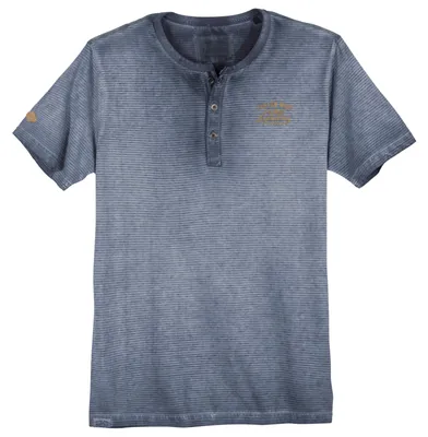 Produktbild von Redfield modisches XXL T-Shirt denimblau geringelt