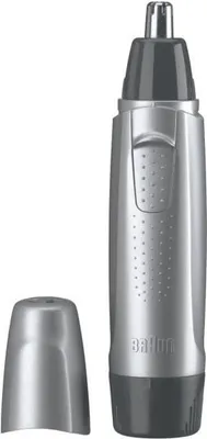 Obrázok produktu pre Braun EN10 zastrihávač chĺpkov v ušiach a nose, sivý, 60 minút prevádzky, bezdrôtový, batéria Duracell AAA