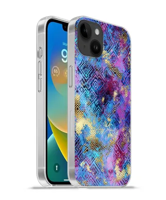 Produktbild von MuchoWow® Handyhülle Schutzhülle Hülle für Apple iPhone 14 Plus - Soft case Marmor - Farbe - Geometrische Formen Silikon Softcase Handy Hülle - Abbildung