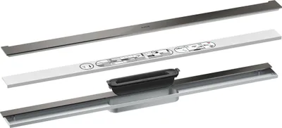 Immagine prodotto di hansgrohe AXOR Drain Set de finition caniveau, 800mm pour montage mural, 42526330, 42526330